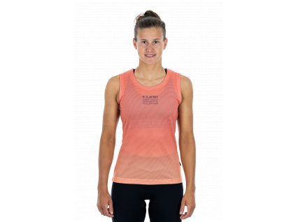 FUNKČNÍ TRIKO BEZ RUKÁVŮ CUBE WS BASELAYER SHIRT MESH SLEEVELESS CORAL