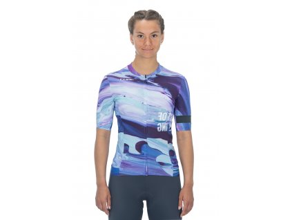 Cyklistický dres CUBE Blackline WS Jersey Art S/S pattern