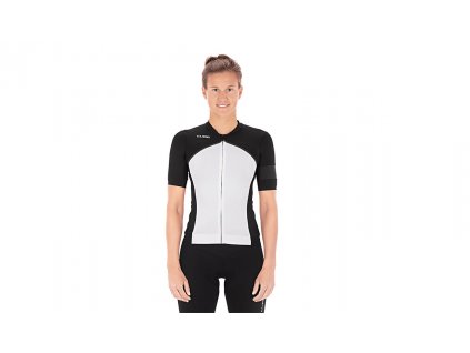 Cyklistický dres CUBE Blackline WS S/S white'n'black