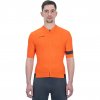 Cyklistický trikot BLACKLINE Jersey Flash Full Zip orange