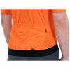 Cyklistický trikot BLACKLINE Jersey Flash Full Zip orange