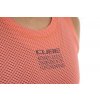 FUNKČNÍ TRIKO BEZ RUKÁVŮ CUBE WS BASELAYER SHIRT MESH SLEEVELESS CORAL