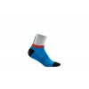 CUBE Ponožky Mid Cut blue'n'red'grey