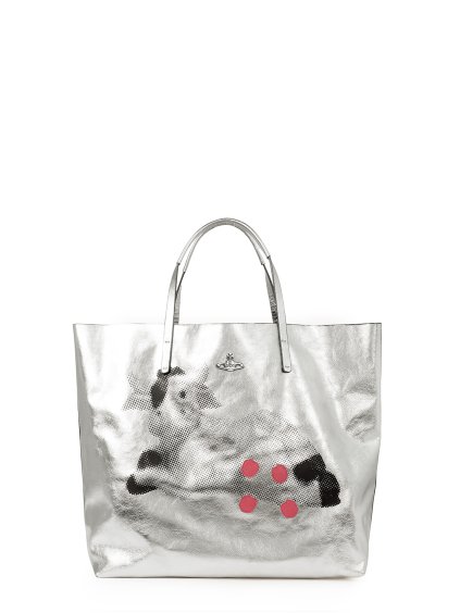 Kabelka - STUDIO SHOPPER strieborná