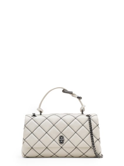 Kabelka - THE DUAL CHAIN SHOULDER biela