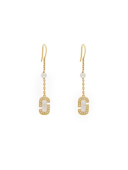 Náušnice - J MARC LUXE MOP DROP EARRINGS zlaté