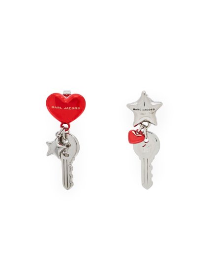 Náušnice - BALLOON CHARM EARRINGS strieborné