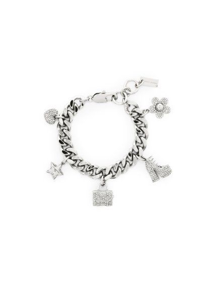 Náramok - MINI ICON PAVE CHARM BRACELET