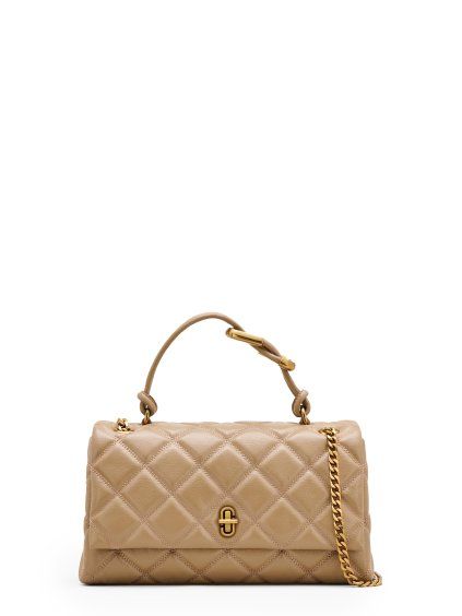 Kabelka - THE DUAL CHAIN ​​SHOULDER hnědá