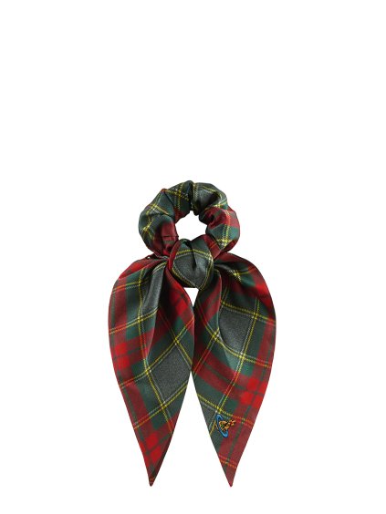 Gumička - SCRUNCHIE LARGE vzorovaná