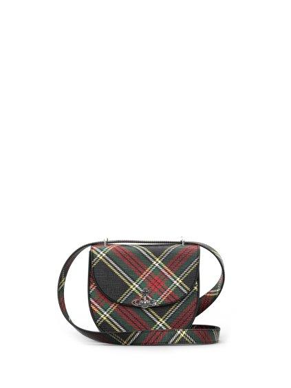 Kabelka - SADDLE BAG vzorovaná