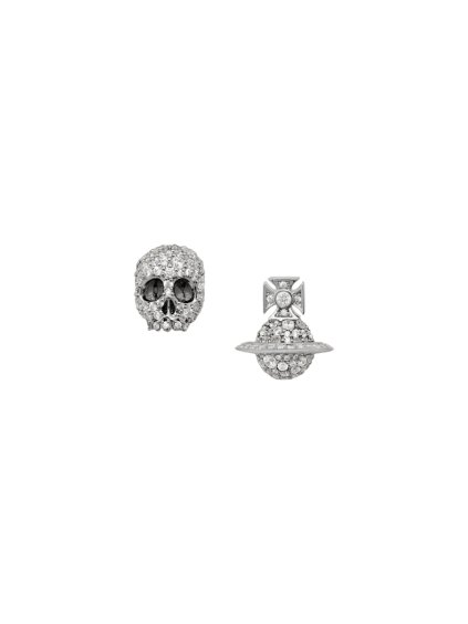 Náušnice - CIRCE STUD EARRINGS strieborné