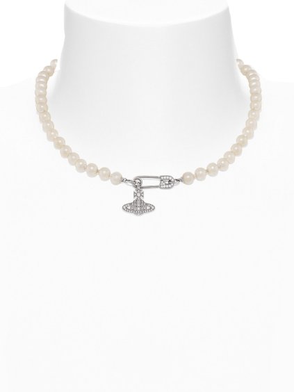 Náhrdelník - LUCRECE PEARL NECKLACE strieborný