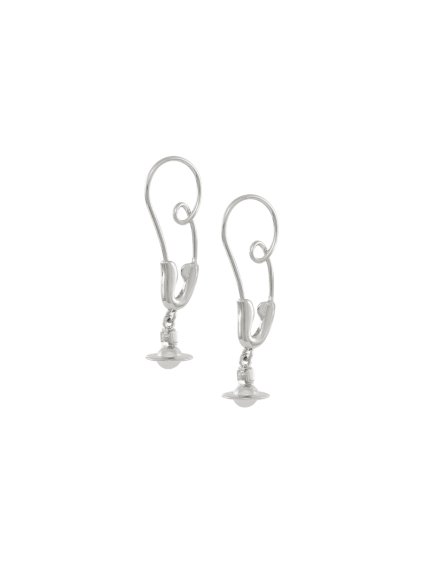 Náušnice - MAXIMA LARGE EARRINGS strieborné