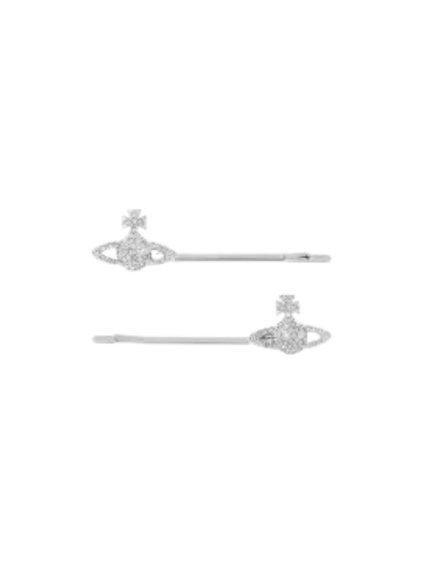 Sponky - GRACE BOBBY PIN - PAIR strieborné