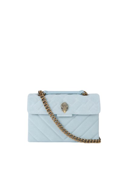 Kabelka - LEATHER KENSINGTON BAG modrá