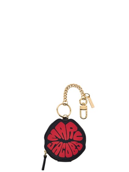 Prívesok - THE MARC LIPS POUCH BAG CHARM čierny