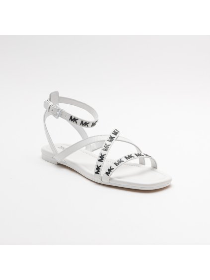 Sandále - MICHAEL KORS TASHA FLAT SANDAL biele