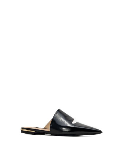 Šľapky - FURLA CODE MULES T. 10 - VERNICE NAPLACK čierne