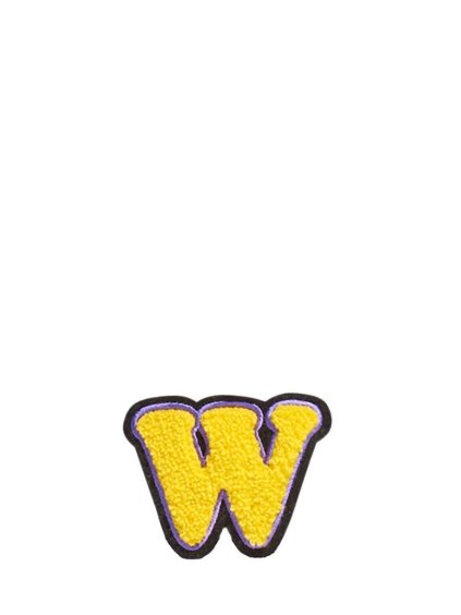 Nálepka - SMALL LETTER PATCH hnedá