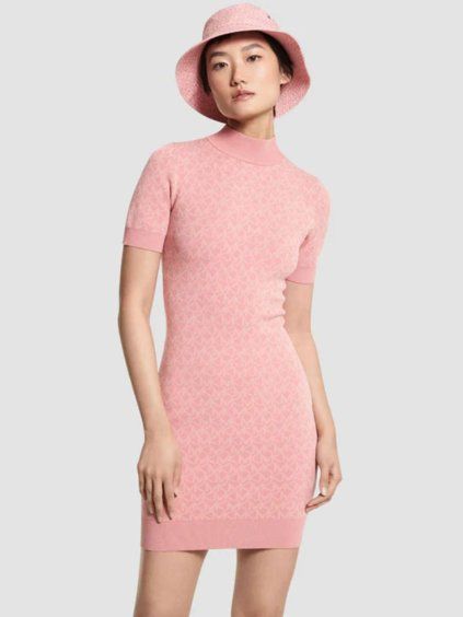 Dress - ECO MK DOT MOCK NK DRS