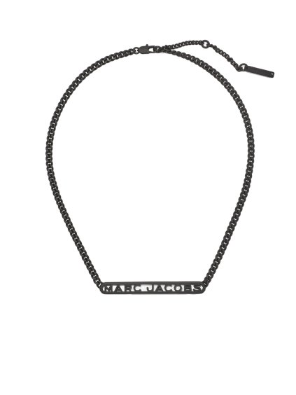 Náhrdelník - MONOGRAM DTM CHAIN NECKLACE čierny