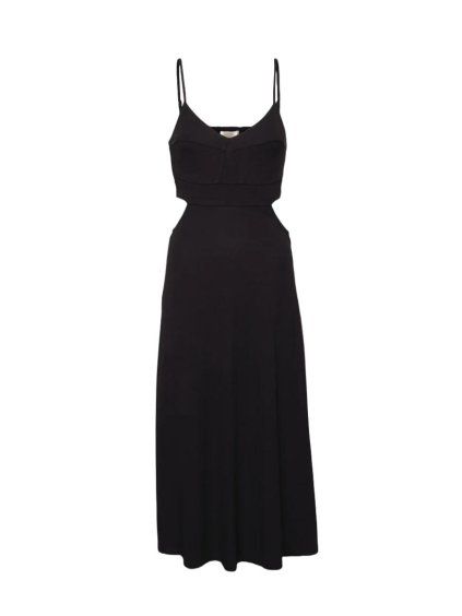 Šaty - BUSTIER CUTOUT MIDI DRESS