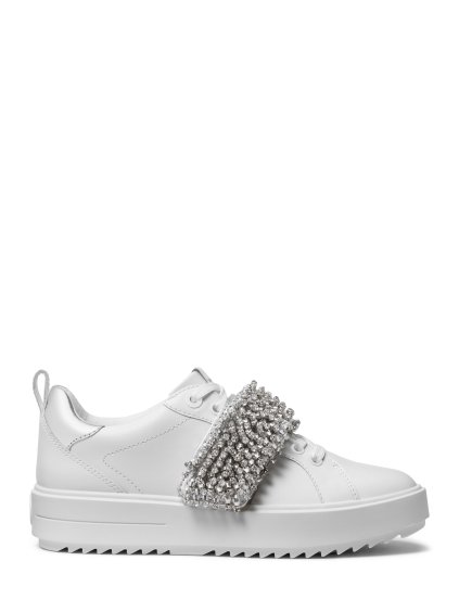 Tenisky - CUP SOLE EMMETT STRAP LACE UP biele