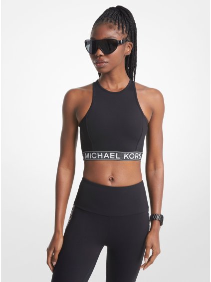 Top - MKGO HI NK SPORT BRA TOP čierny