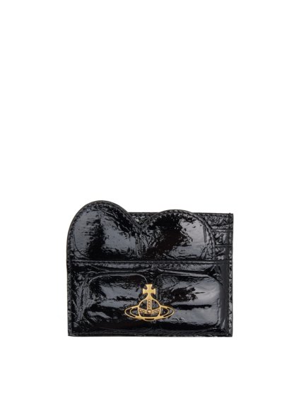 Peňaženka - HEART CARD HOLDER čierna