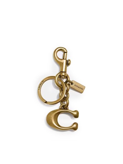 Kľúčenka - SOLID SIGNATURE BAG CHARM zlatá