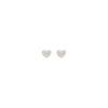 Earrings - HEART PAVE STUD EARRINGS