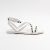 Sandále - MICHAEL KORS TASHA FLAT SANDAL biele