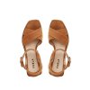 Sandále - FURLA CROSS PLATFORM SANDAL T. 110 - CAMOSCIO hnedé