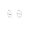 Náušnice - CHAIN HOOP EARRINGS