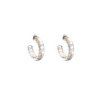 Earrings - MONOGRAM HOOPS