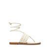 Sandály - FLAT JAGGER FLAT SANDAL béžové