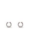 Earrings - MONOGRAM ENGRAVED HOOPS