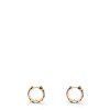 Earrings - MONOGRAM ENGRAVED HOOPS