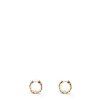 Earrings - MONOGRAM ENGRAVED HOOPS