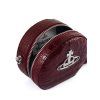 Kabelka - CROCODILE MINI ROUND CROSSBODY