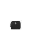 Peňaženka - RE-VEGAN GRAIN MEDIUM ZIP WALLET čierna