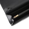 Peňaženka - WALLET ON CHAIN PUFF BLACK LEATHER čierna
