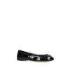 Baleríny - EAGLE BALLERINA BLACK PATENT/LEATHER čierne