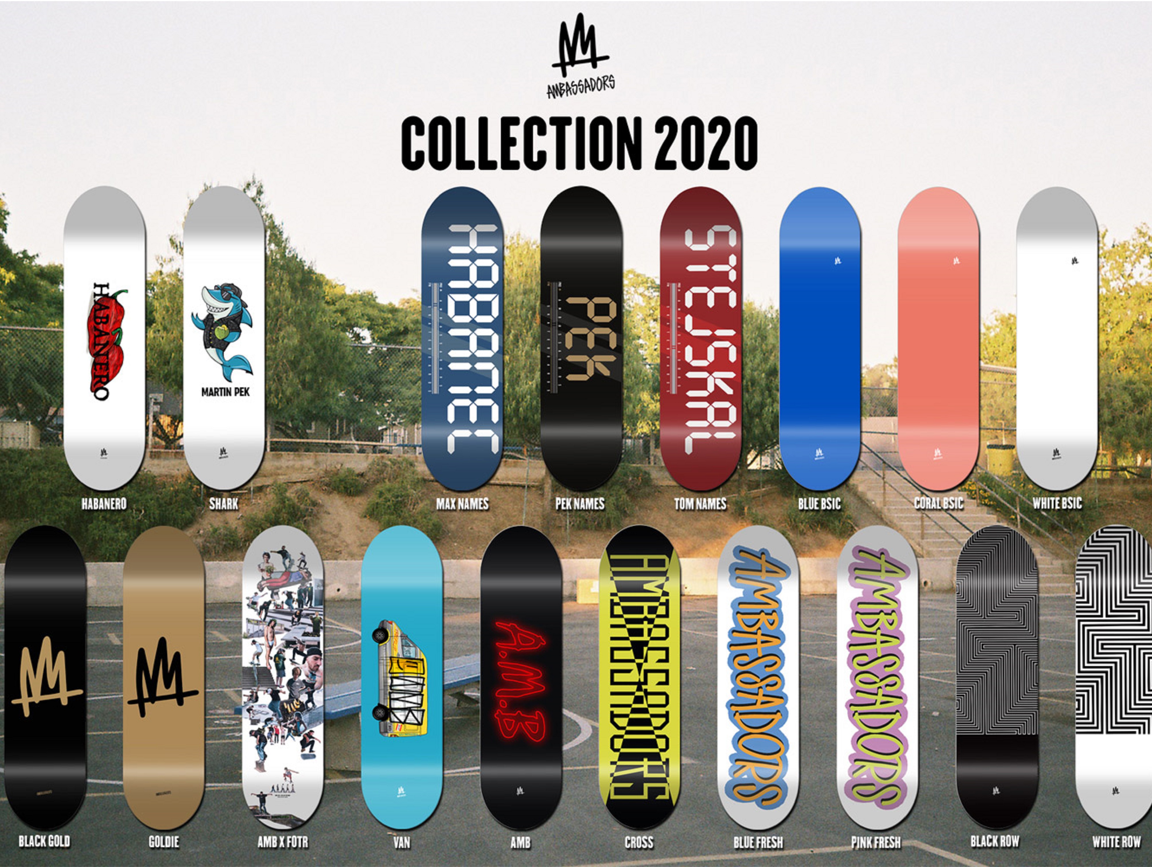 Prvé Ambassadors dosky 2020 sú online!