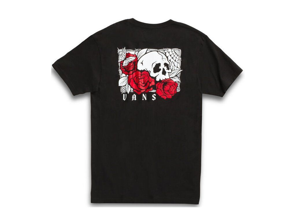Vans - ROSE BED Black Tee | CubeSkateshop.sk
