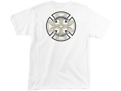 vyrp11 2115independent cab flourish mens tee white back