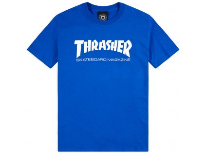 thrasher skate mag t shirt royal blue 1