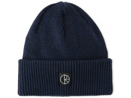 DOUBLE FOLD MERINO BEANIE NAVY 1