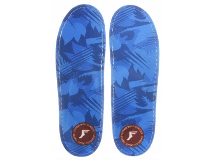 footprint insoles einlegesohlen king foam orthotics low blue camo vorderansicht 0249139